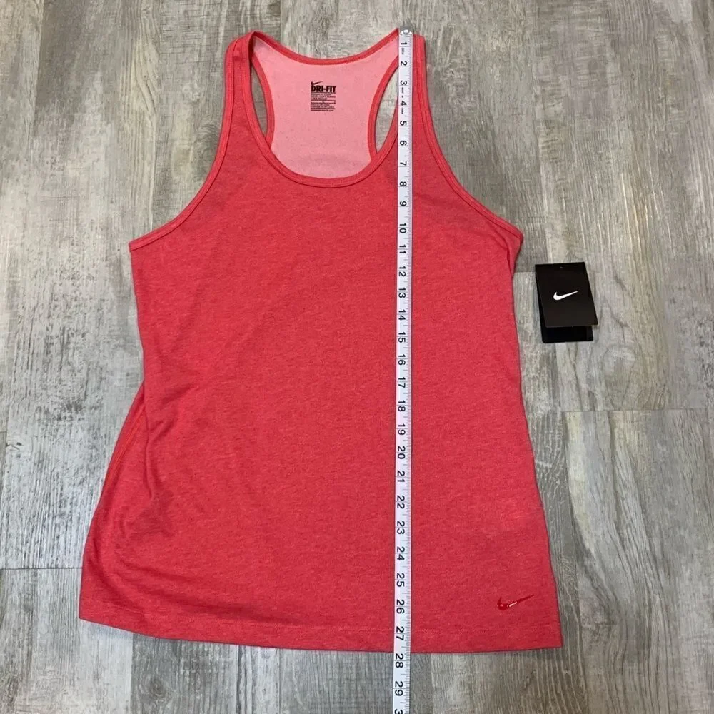 NWT women’s size large Nike Dri-fit pinkish red razor back regular fit t…